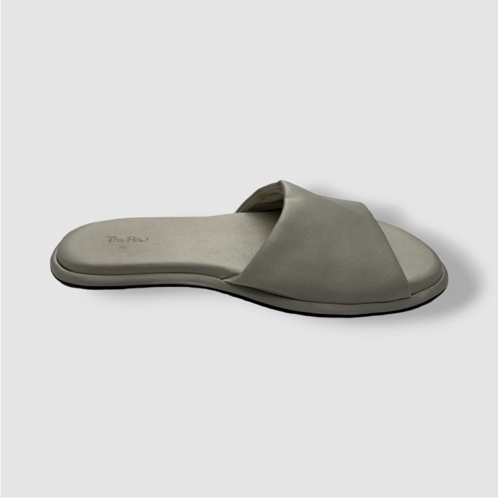 The Row Satin Slides - Picture 2 of 5
